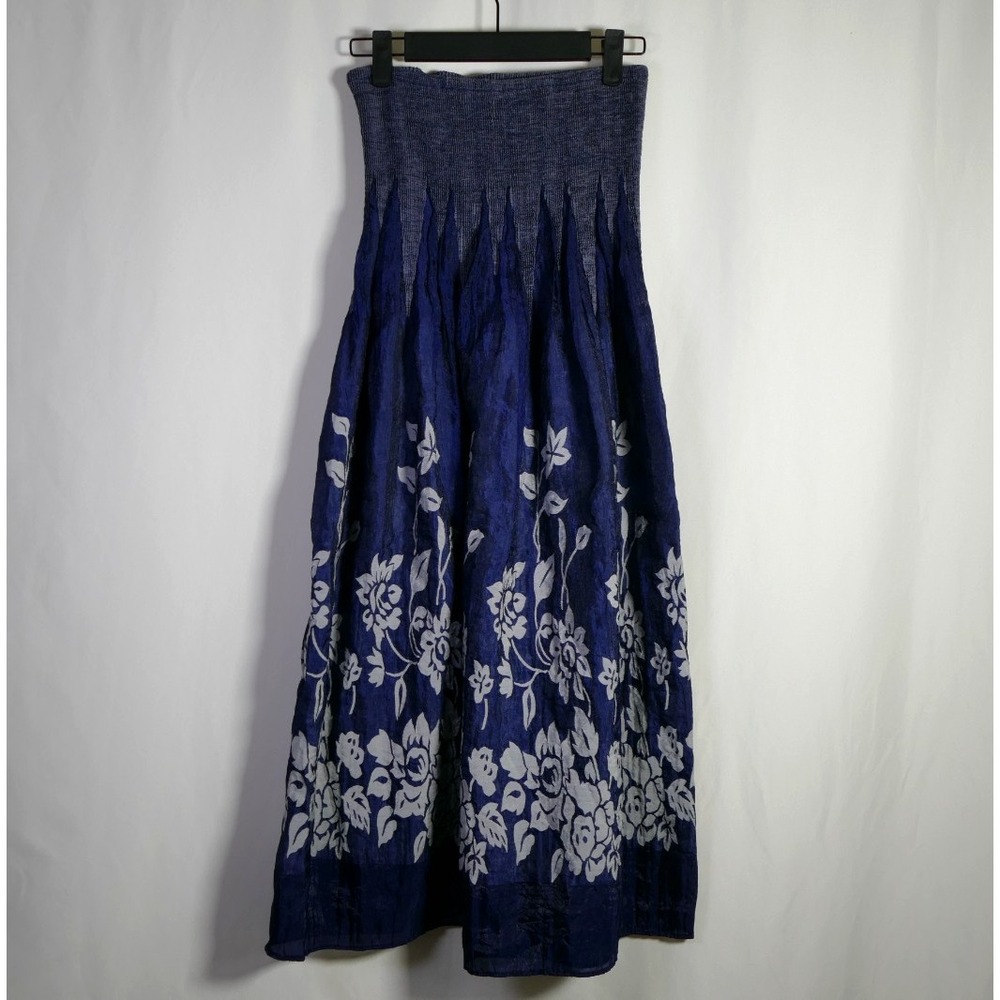 Lapis Anthropologie Boho Convertible Tube Dress One Size Floral Whimsical Resort - Picture 5 of 12